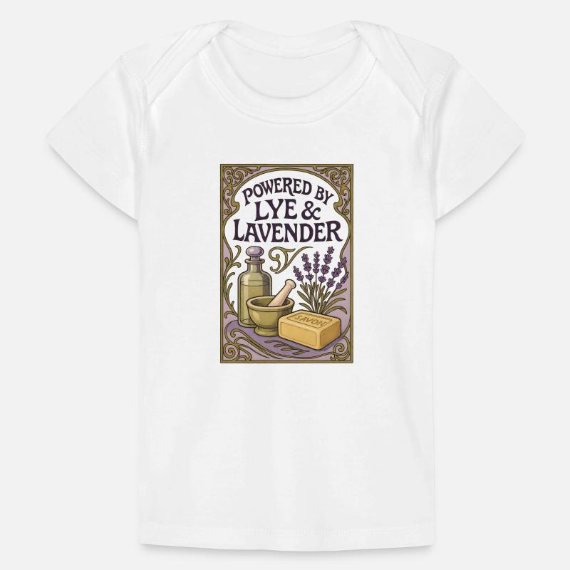 Lye & Lavender | Soap boiling Baby Premium Organic T-shirt