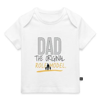 Dad The Original Role Model - Baby Premium Organic T-shirt - white - Front
