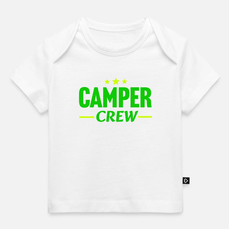 Équipe camping-campeur - T-shirt Premium bébé bio - blanc