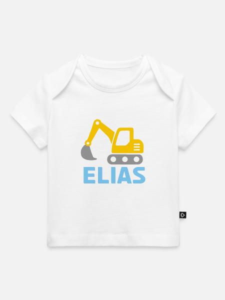 Bagger Elias - Baby Premium Organic T-Shirt - Weiß
