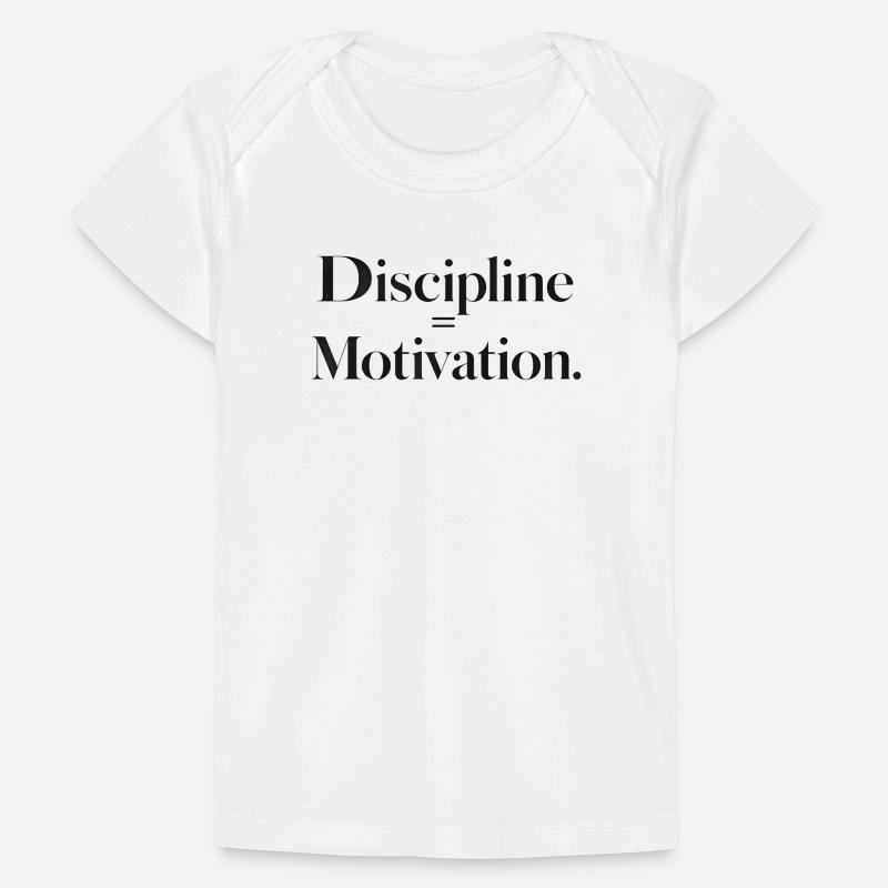 Discipline Motivation Typography Baby Premium Organic T-shirt