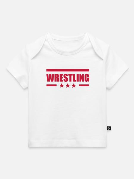 Wrestling - Baby Premium Organic T-Shirt - Weiß