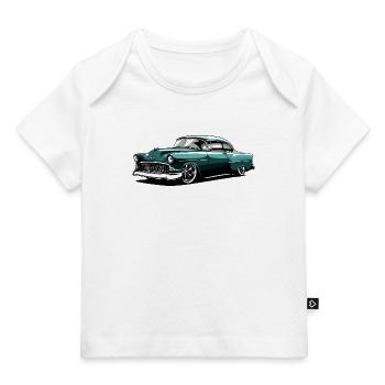Vintage Classic Car Design - Baby Premium Organic T-shirt - white - Front