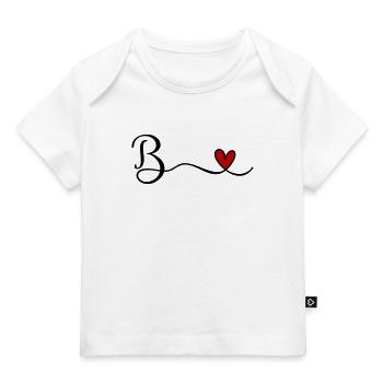b - Baby Premium Organic T-shirt - white - Front
