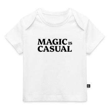 La magia es casual - Camiseta Premium bebé orgánica - blanco - delante