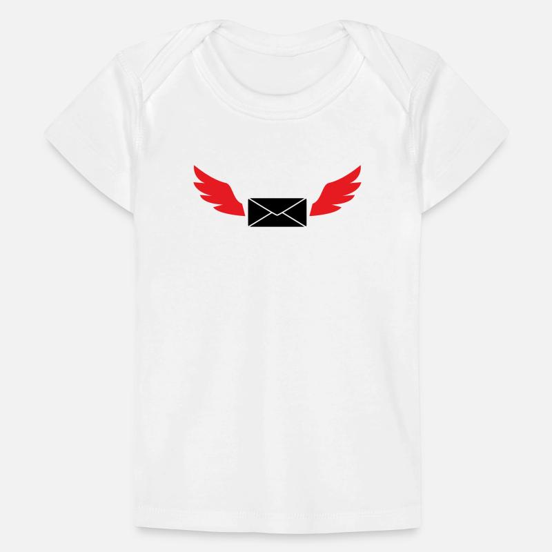 Express Mail Envelope Winged Post Baby Premium Organic T-shirt