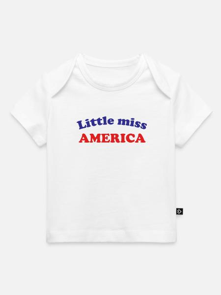 Miss America - Baby Premium Organic T-Shirt - Weiß