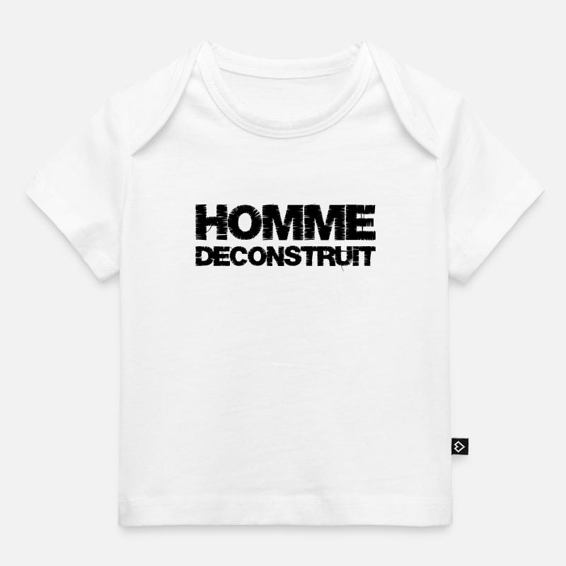 Homme déconstruit - T-shirt Premium bébé bio - blanc