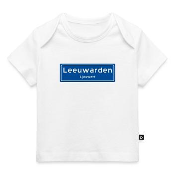 Leeuwarden Ortsschild - Baby Premium Organic T-Shirt - Weiß - Vorne