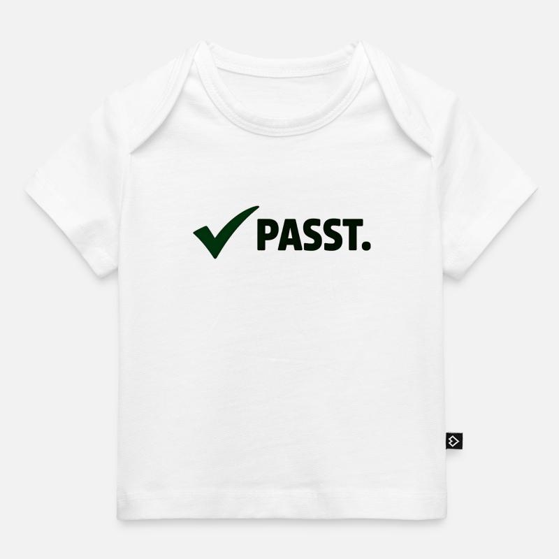 Je vais bien. Minimal Meme Statement T-Shirt - T-shirt Premium bébé bio - blanc