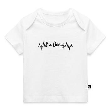 Bus driver ECG - Baby Premium Organic T-shirt - white - Front