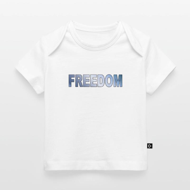 Conception de la Déclaration de Typographie de la Liberté T-shirt Premium bébé bio