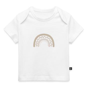 Regenbogen in Beige - Kleines Wunder - Baby Premium Organic T-Shirt - Weiß - Vorne
