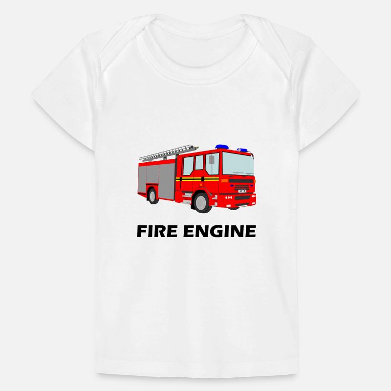 Fire Engine Baby Premium Organic T-shirt