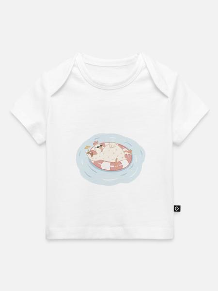 Helga - Baby Premium Organic T-Shirt - Weiß