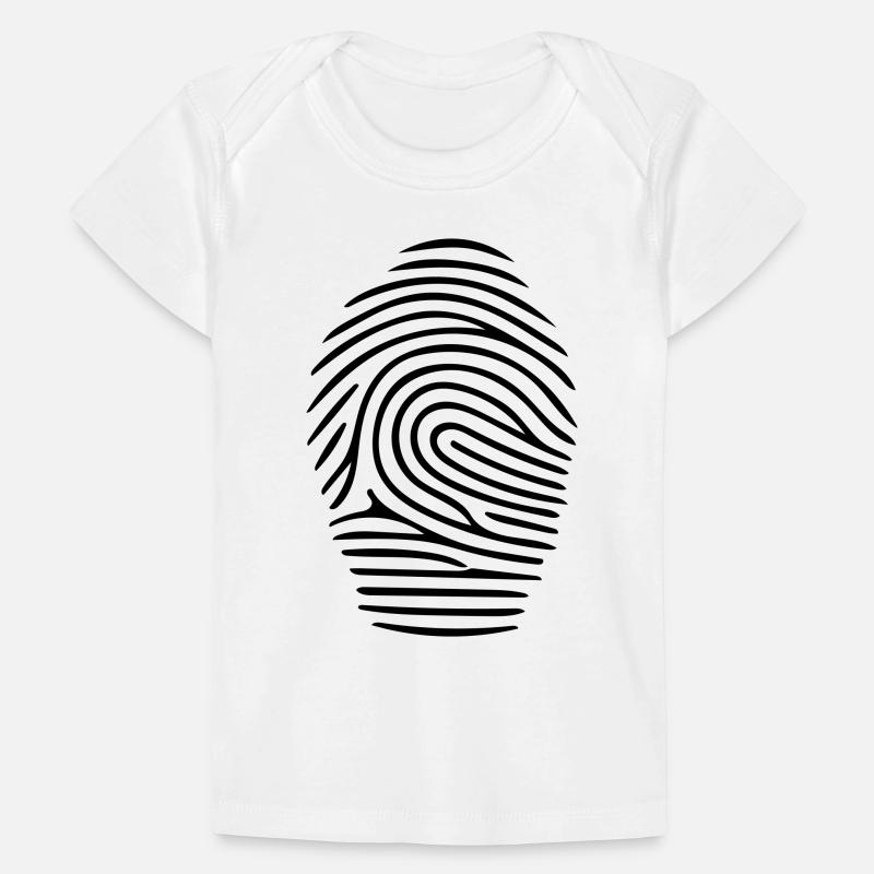 Fingerprint Vector Empreinte T-shirt Premium bébé bio