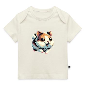Pixel Hamster - T-shirt Premium bébé bio - marine foncé - Devant