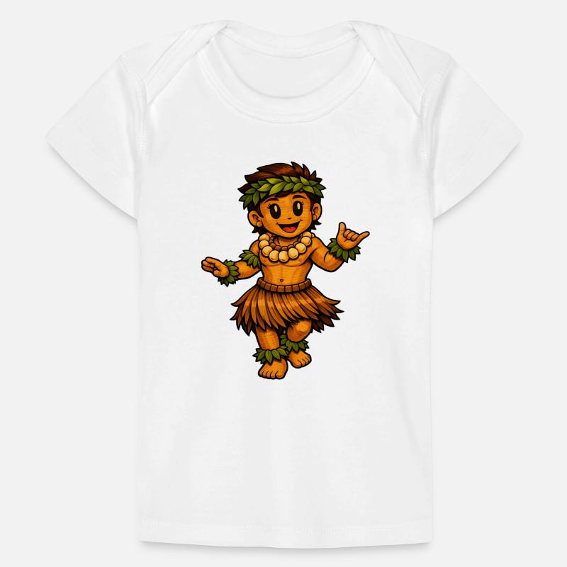 Hula Dancer Hawaiian Style Baby Premium Organic T-shirt