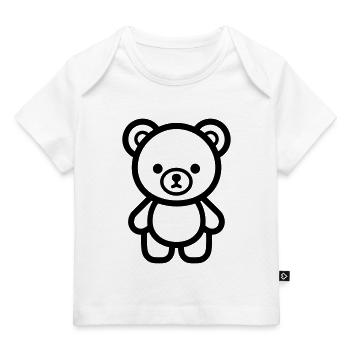 ourson - T-shirt Premium bébé bio - blanc - Devant