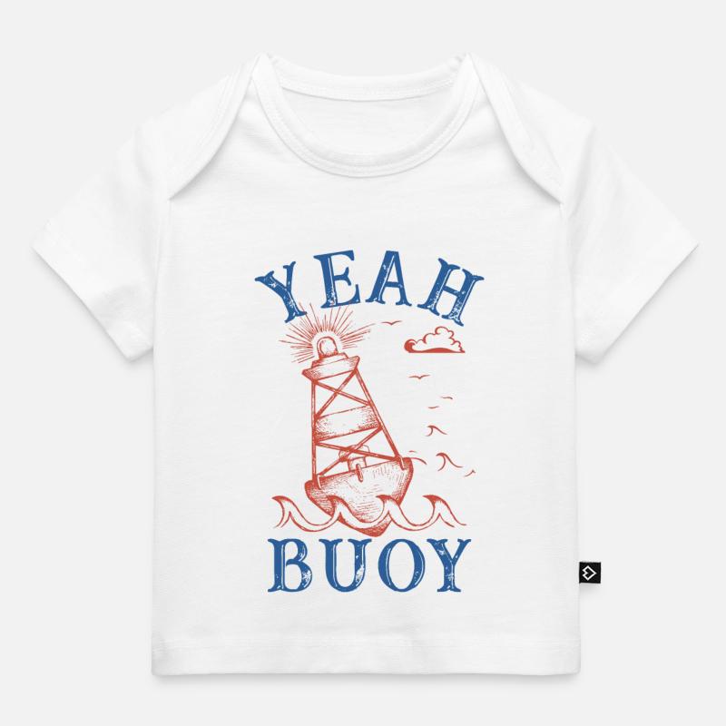 oui bouée Graphique - T-shirt Premium bébé bio - blanc