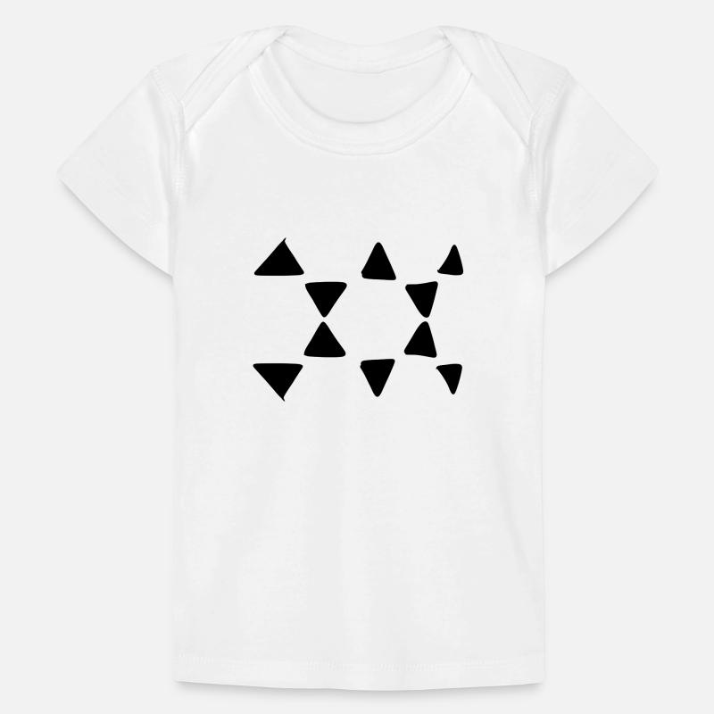 Triangular Pattern Triangular Shapes Baby Premium Organic T-shirt