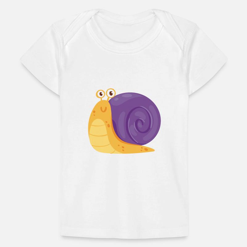Escargot amical T-shirt Premium bébé bio