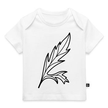 Mohn Blume - Baby Premium Organic T-Shirt - Weiß - Vorne