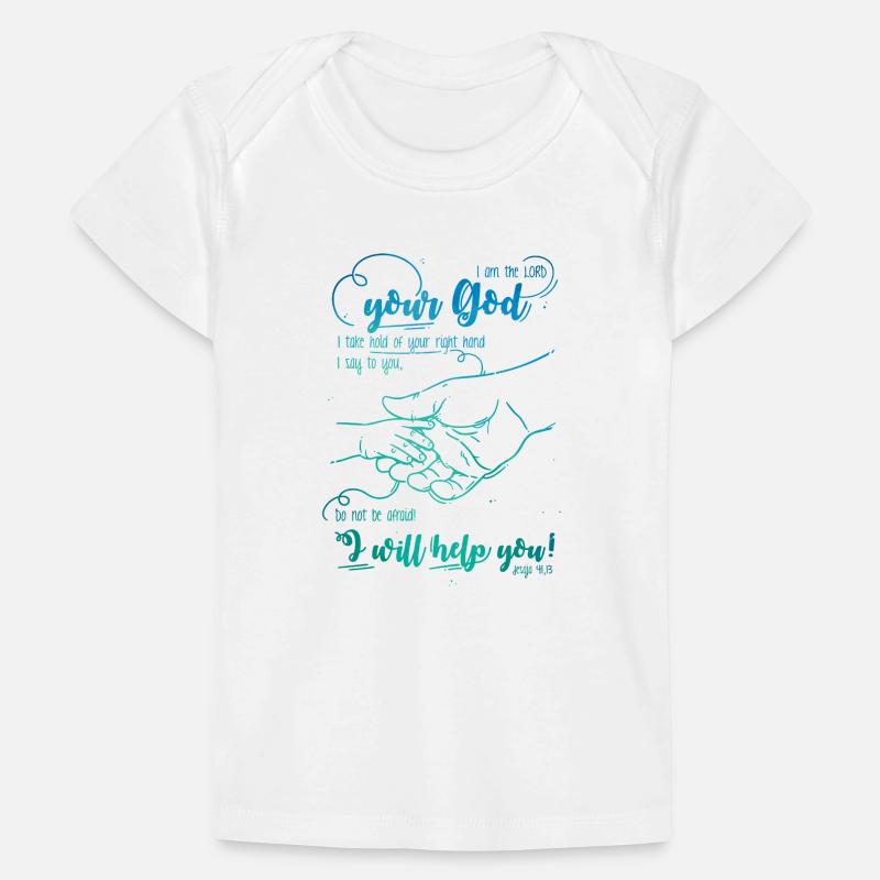 Jesaja Bibelvers Ich helfe dir Baby Premium Organic T-Shirt