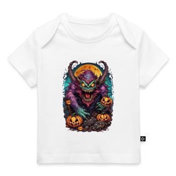 Demon Halloween - Baby Premium Organic T-shirt - white - Front