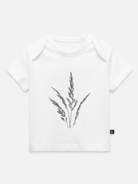Gräser - Baby Premium Organic T-Shirt - Weiß