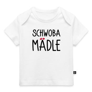 Schwoba Mädle - Baby Premium Organic T-Shirt - Weiß - Vorne