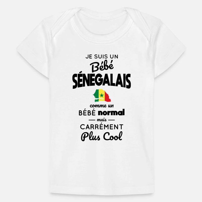 Bébé Sénégalais comme Bébé normal mais plus Cool T-shirt Premium bébé bio