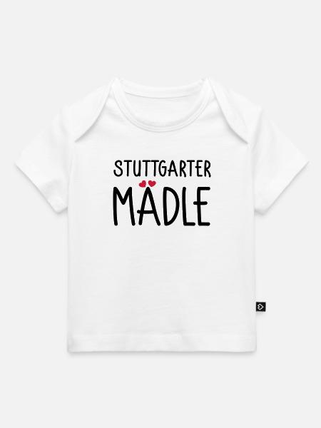 Stuttgarter Mädle - Baby Premium Organic T-Shirt - Weiß