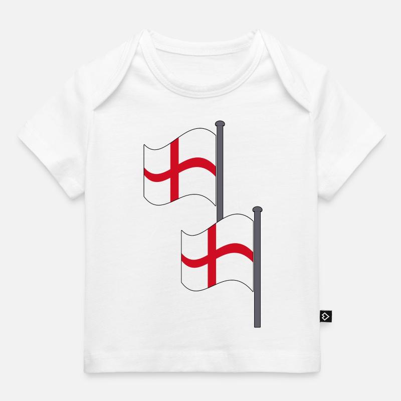 Deux indicateurs anglais - T-shirt Premium bébé bio - blanc