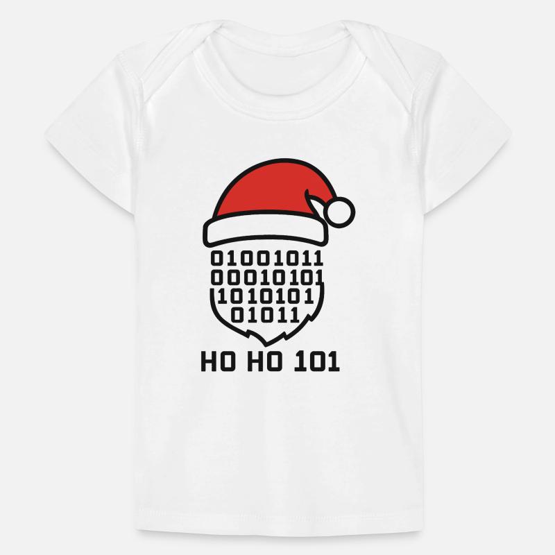 Code de Noël avec chapeau de Père Noël T-shirt Premium bébé bio