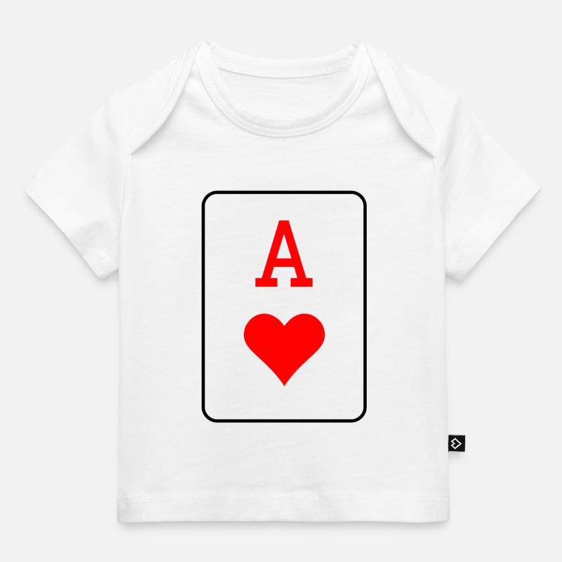 As de cœur - T-shirt Premium bébé bio - blanc