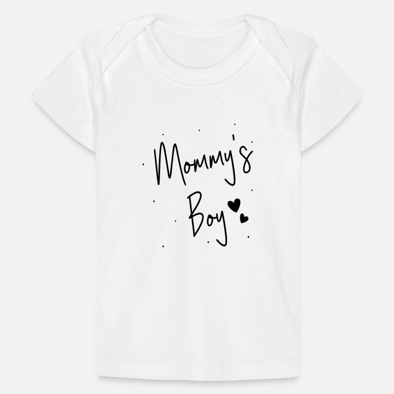 Mommy's Boy Baby Premium Organic T-Shirt