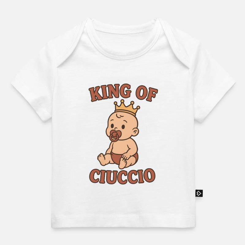 ROI DE LA SUCETTE - T-shirt Premium bébé bio - blanc