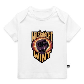 Willpower wins - Baby Premium Organic T-shirt - white - Front