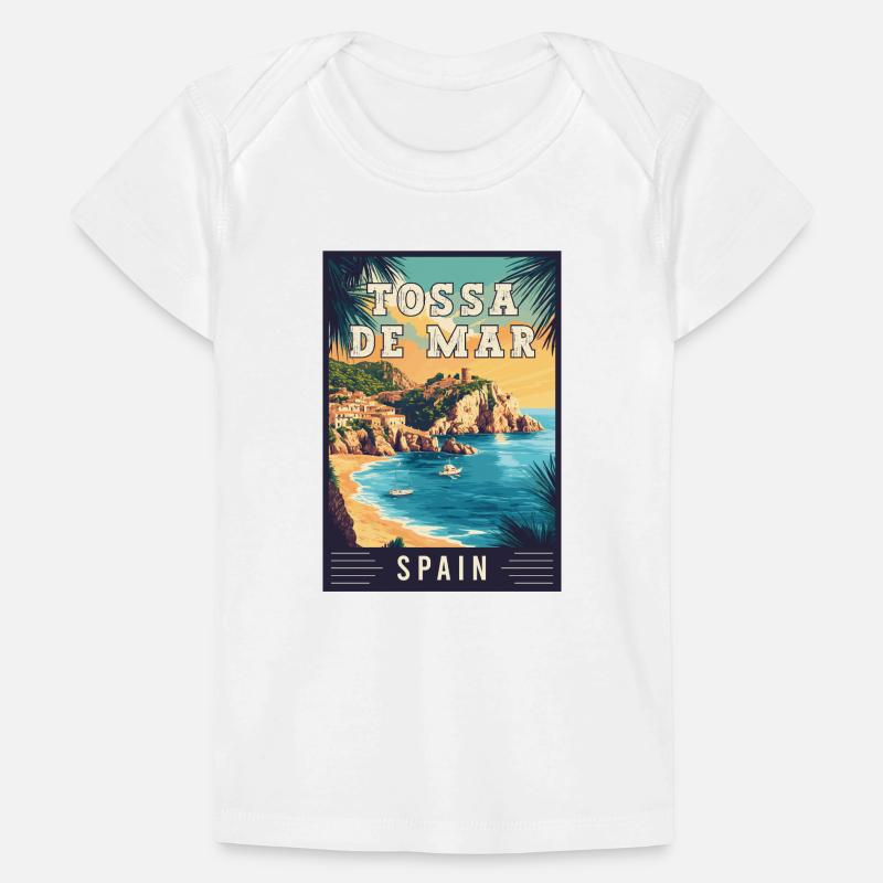 Explore Captivating Tossa de Mar in Spain Baby Premium Organic T-shirt