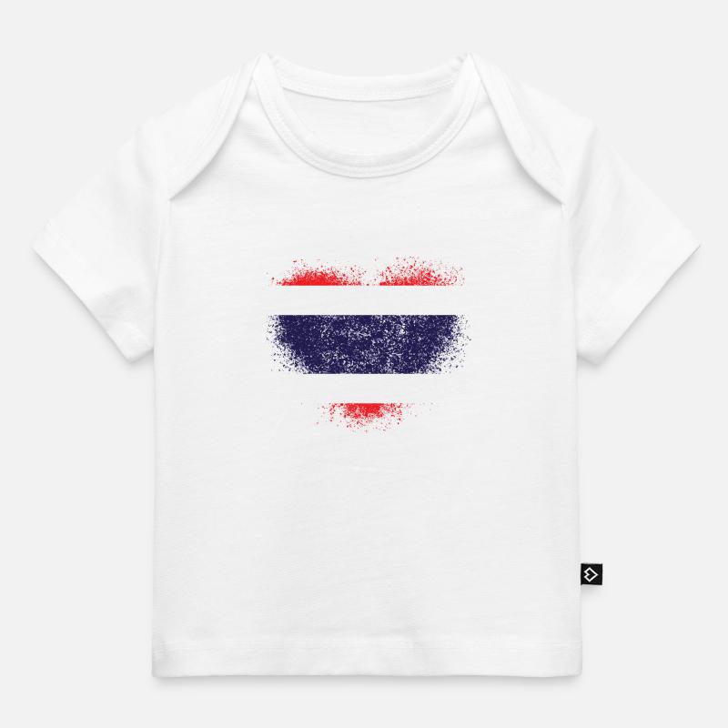 Thaïlande - T-shirt Premium bébé bio - blanc