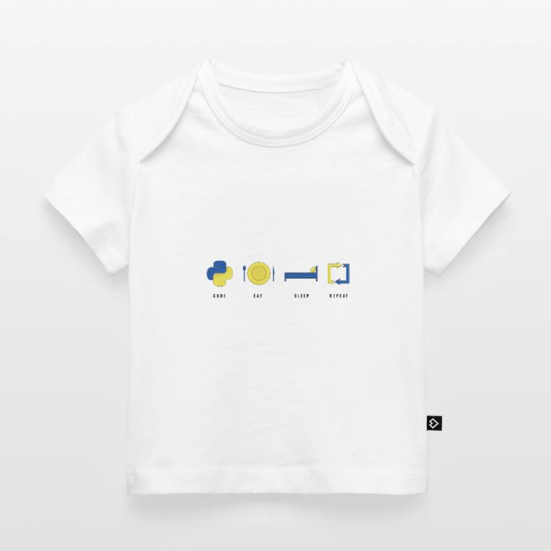 CODER PYTHON LIFE Maglietta Premium per neonati 