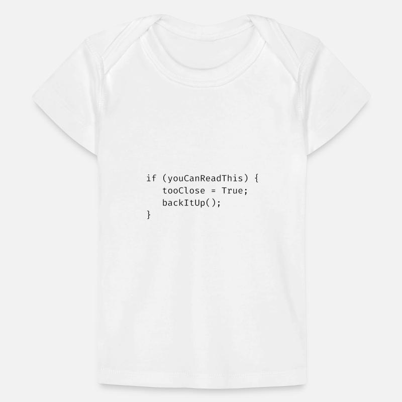 Personal space funny computer geek programmer joke Baby Premium Organic T-shirt