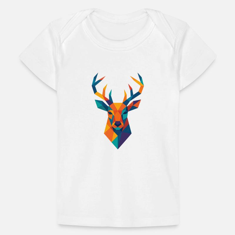 Tête de cerf | Impression de cerf / Impression / Design T-shirt Premium bébé bio
