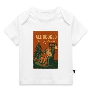Alles für Weihnachten gebucht, liebe Katzen - Baby Premium Organic T-Shirt - Weiß - Vorne