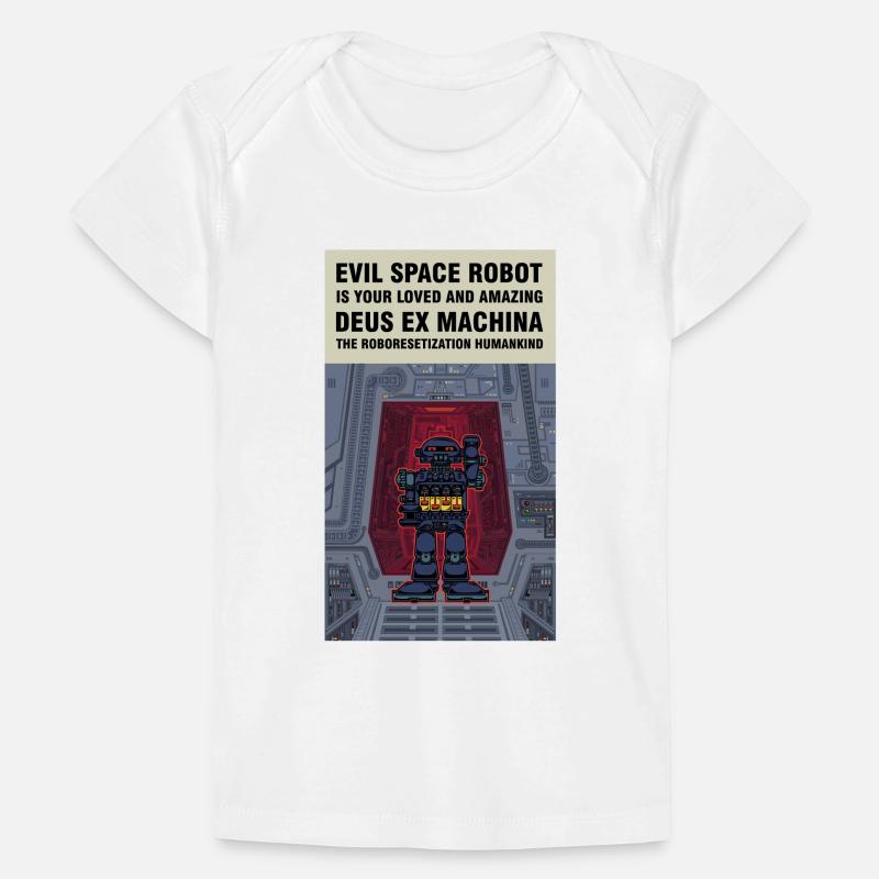 Le méchant robot de l’espace envahit la Terre T-shirt Premium bébé bio