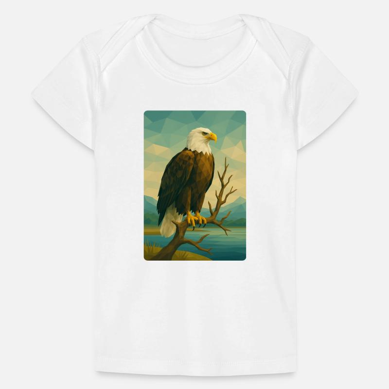 Polynature Bald Eagle Baby Premium Organic T-shirt