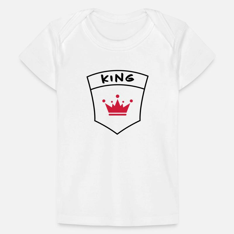 King sur poche de poitrine T-shirt Premium bébé bio