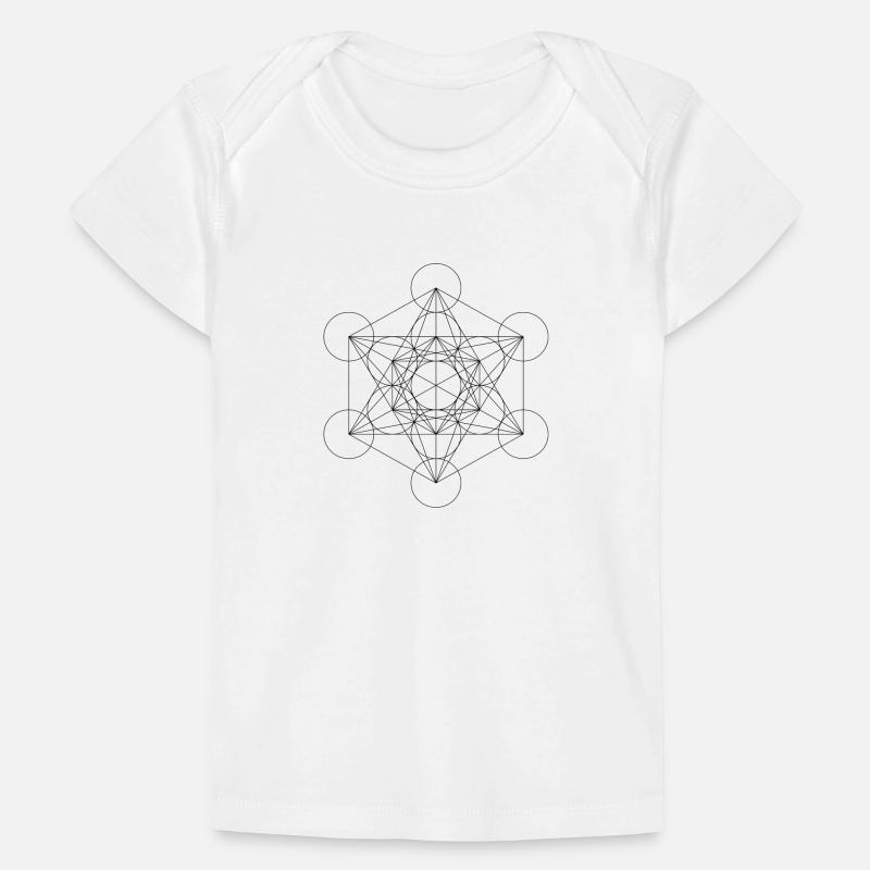 Metatron's Cube Black Baby Premium Organic T-shirt
