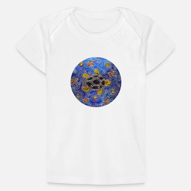 Modified blue cd turtle 1 Baby Premium Organic T-shirt